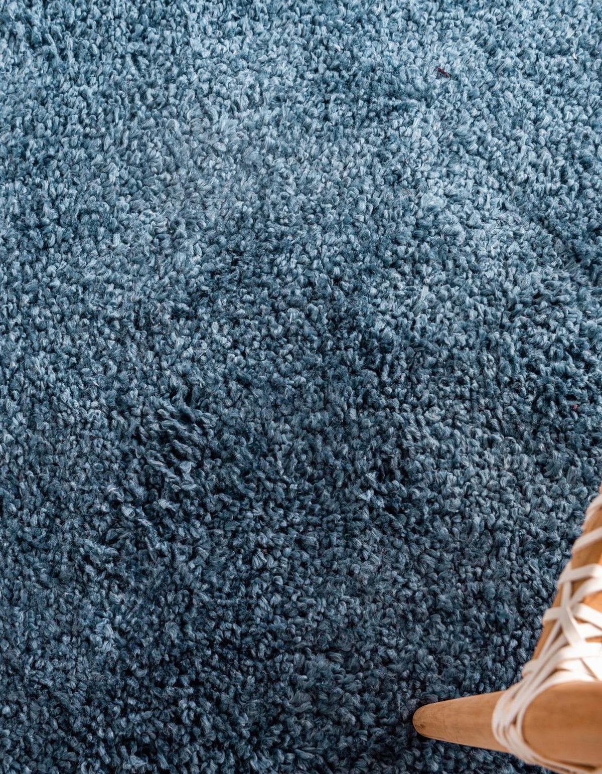 Rechteck Hochflorteppich Zermatt Shag in Blau von Hadorn™ - Lifestyle Image
