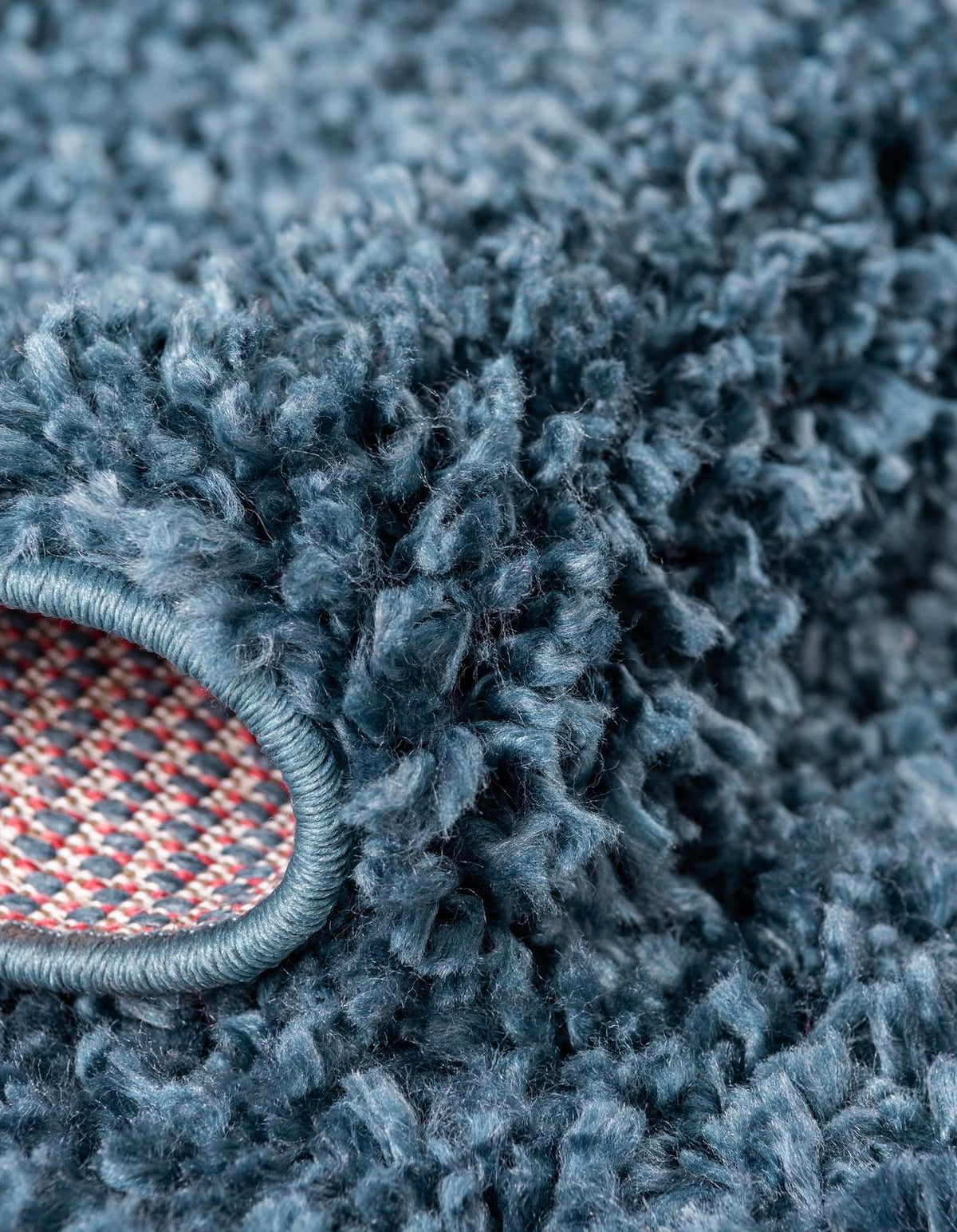 Rechteck Hochflorteppich Zermatt Shag in Blau von Hadorn™ - Lifestyle Image
