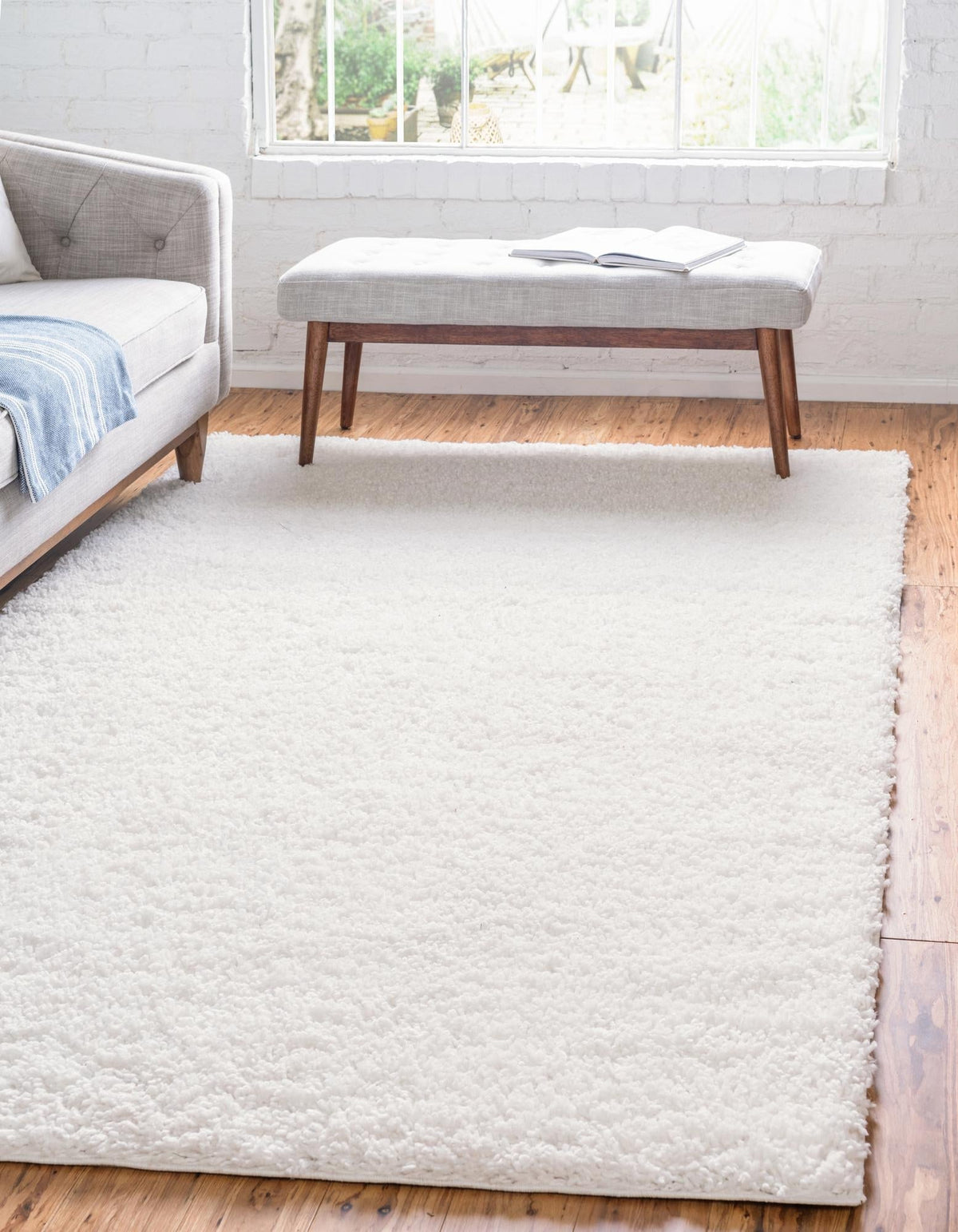 Rechteck Hochflorteppich Zermatt Shag in Beige von Hadorn™ - Lifestyle Image