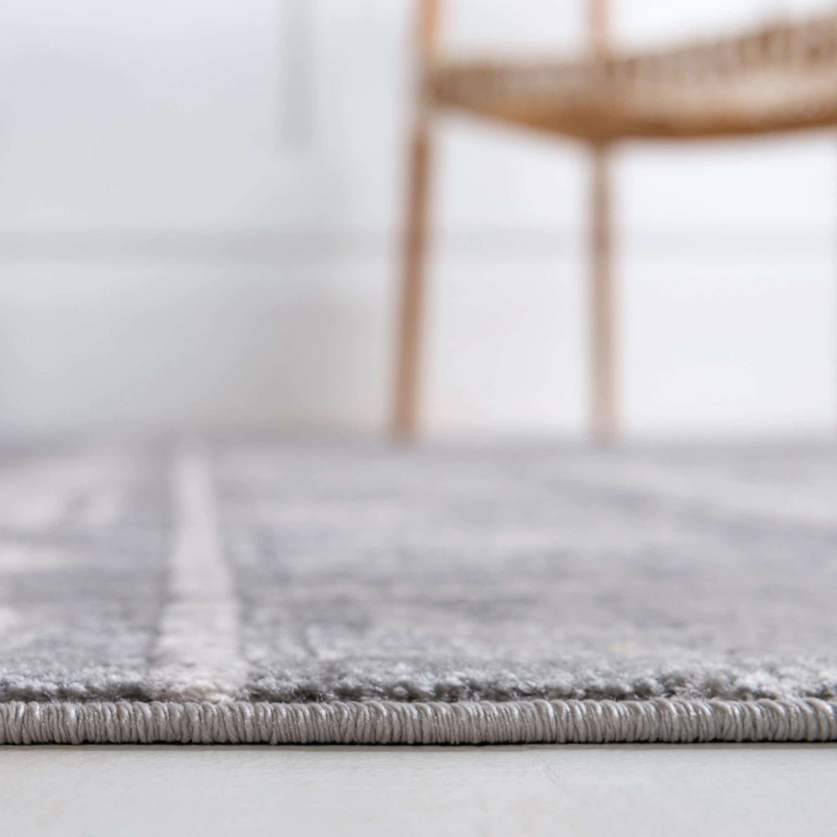 Quadratisch Teppich Oregon in Grau von Hadorn™ - Lifestyle Image
