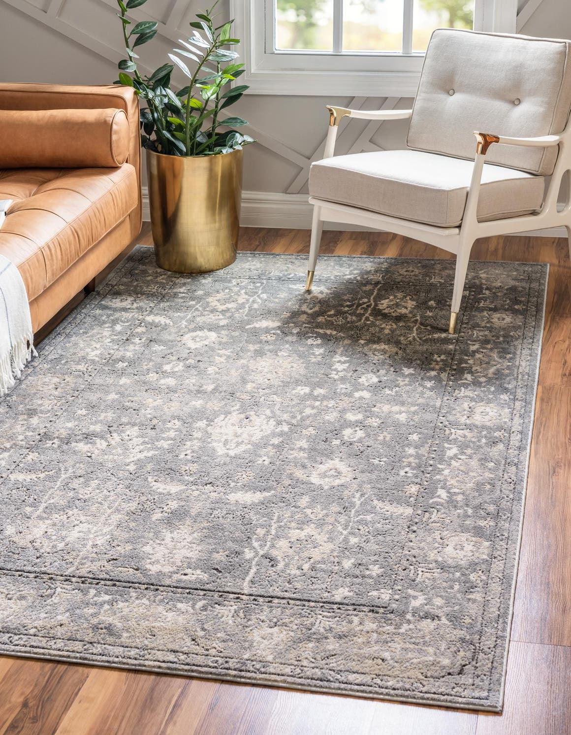 Rechteck Teppich Oregon in Grau von Hadorn™ - Lifestyle Image