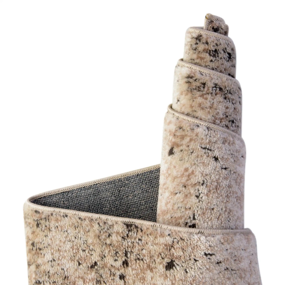 Rund Teppich Oregon in Beige von Hadorn™ - Lifestyle Image