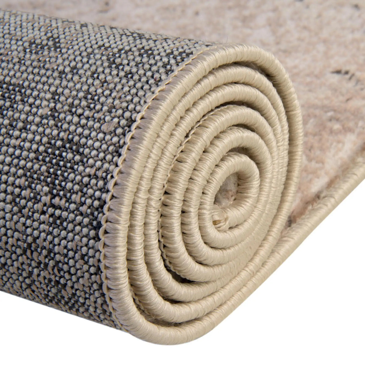 Rund Teppich Oregon in Beige von Hadorn™ - Lifestyle Image