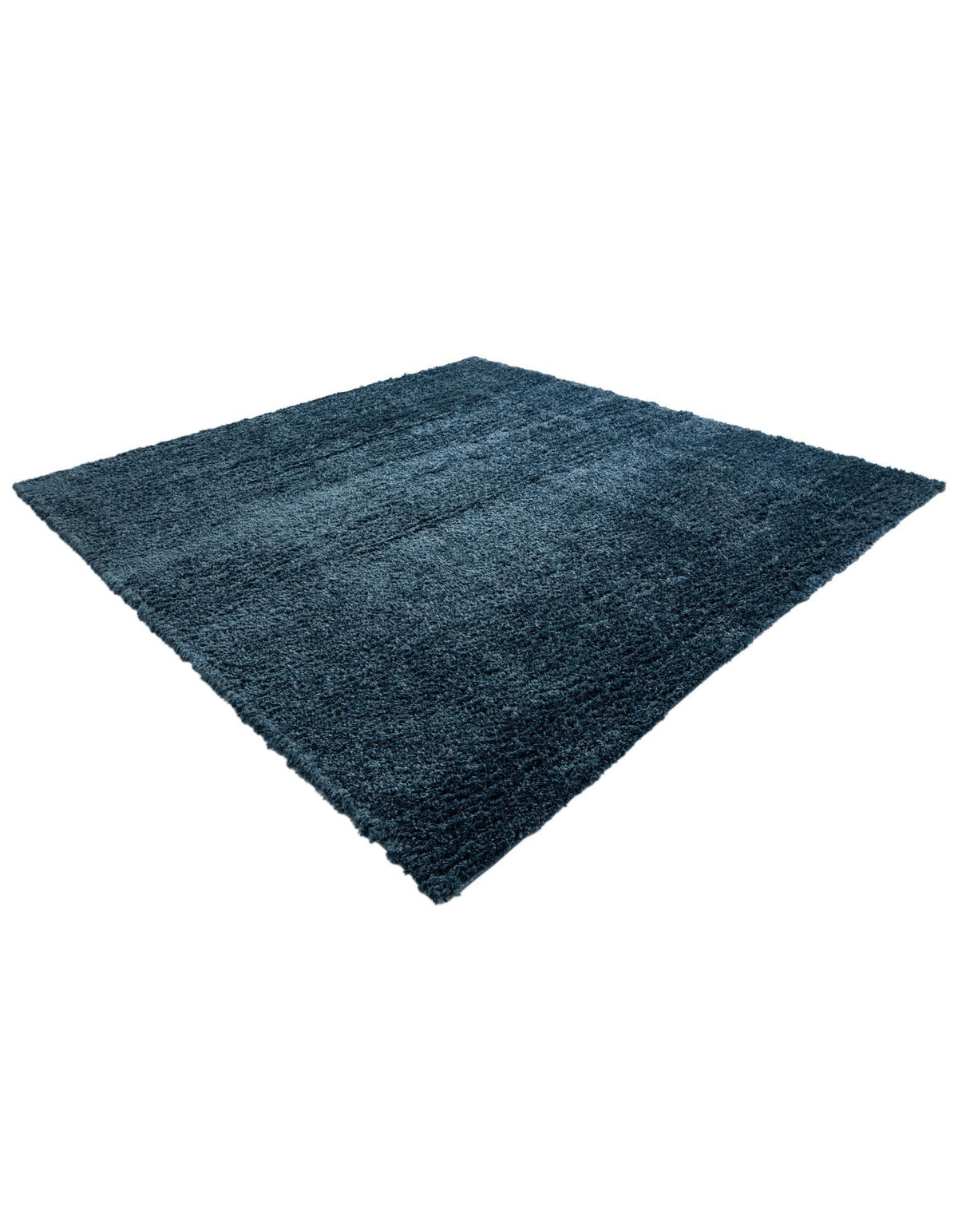 Quadratisch Hochflorteppich Zermatt Shag in Blau von Hadorn™ - Lifestyle Image