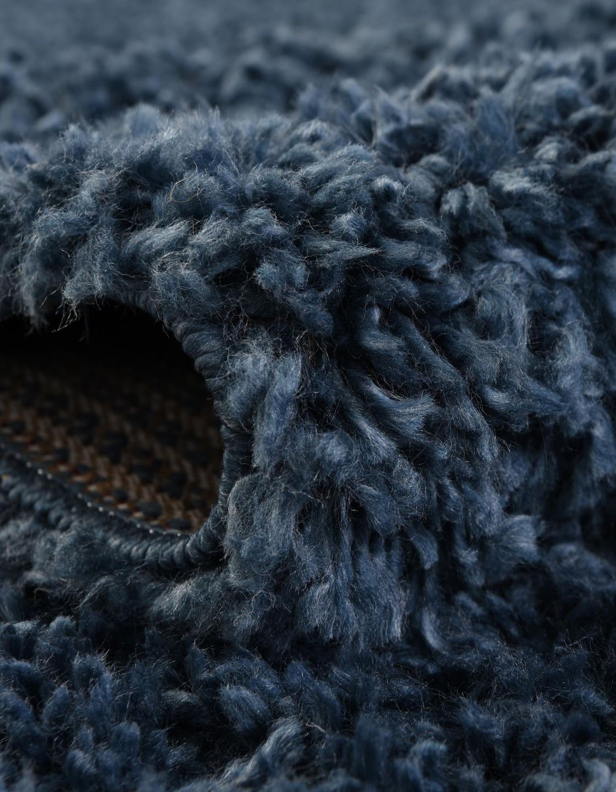Rechteck Hochflorteppich Zermatt Shag in Blau von Hadorn™ - Lifestyle Image