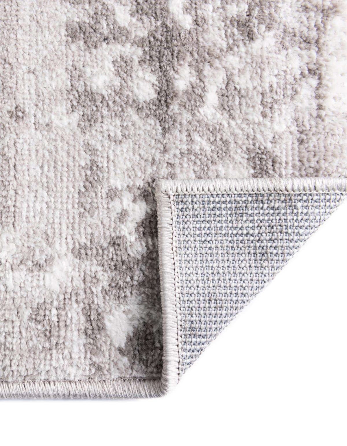 Quadratisch Teppich Aurora in Steingrau von Hadorn™ - Lifestyle Image