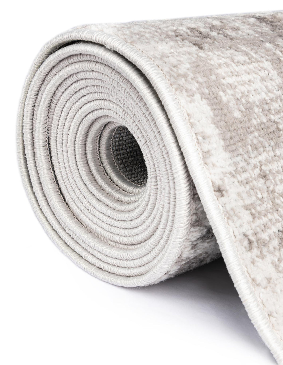 Quadratisch Teppich Aurora in Steingrau von Hadorn™ - Lifestyle Image