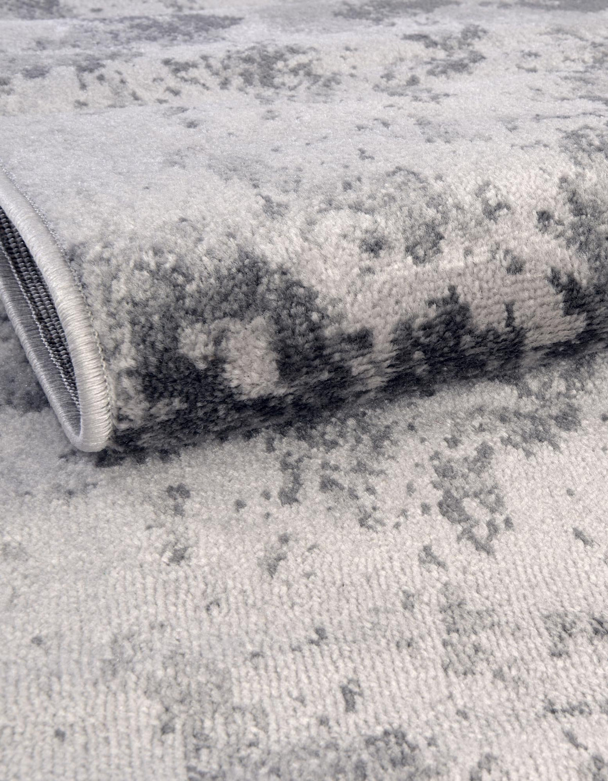 Rund Teppich Metropolis in Hellgrau von Hadorn™ - Lifestyle Image