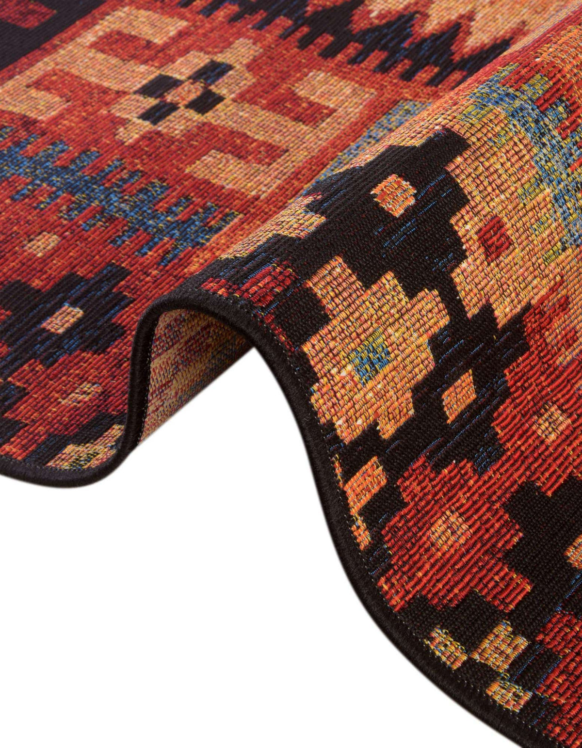 Rechteck Outdoor Teppich Outdoor Tribal in Mehrfarbig von Hadorn™ - Lifestyle Image