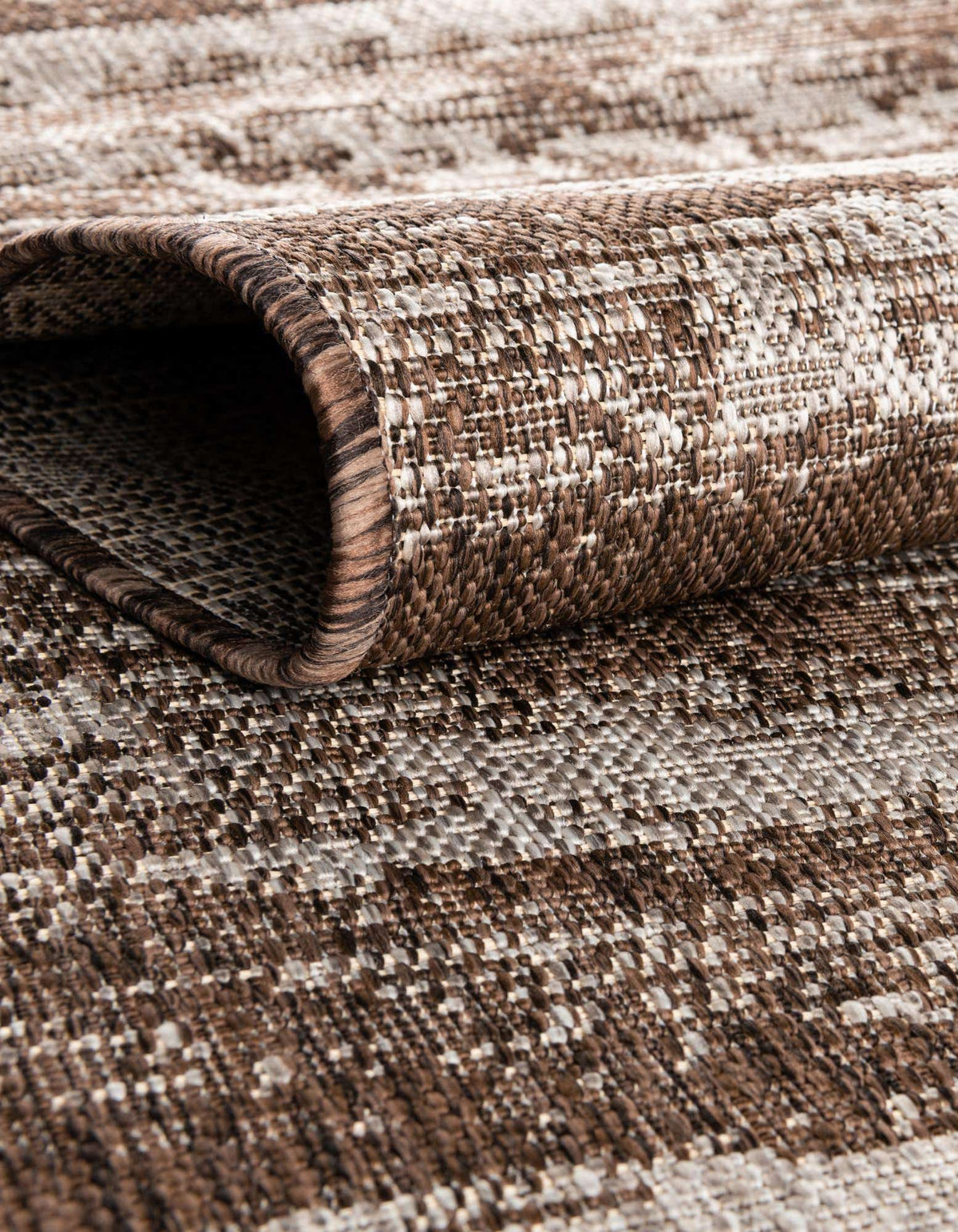 Rechteck Outdoor Teppich Tulum Outdoor Modern in Braun von Hadorn™ - Lifestyle Image