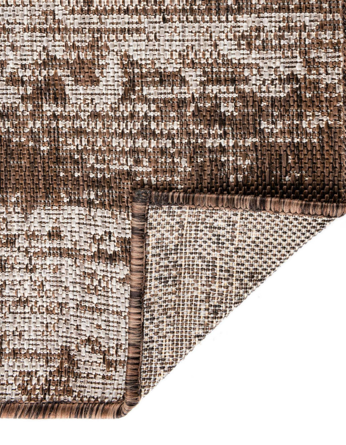 Rechteck Outdoor Teppich Tulum Outdoor Modern in Braun von Hadorn™ - Lifestyle Image
