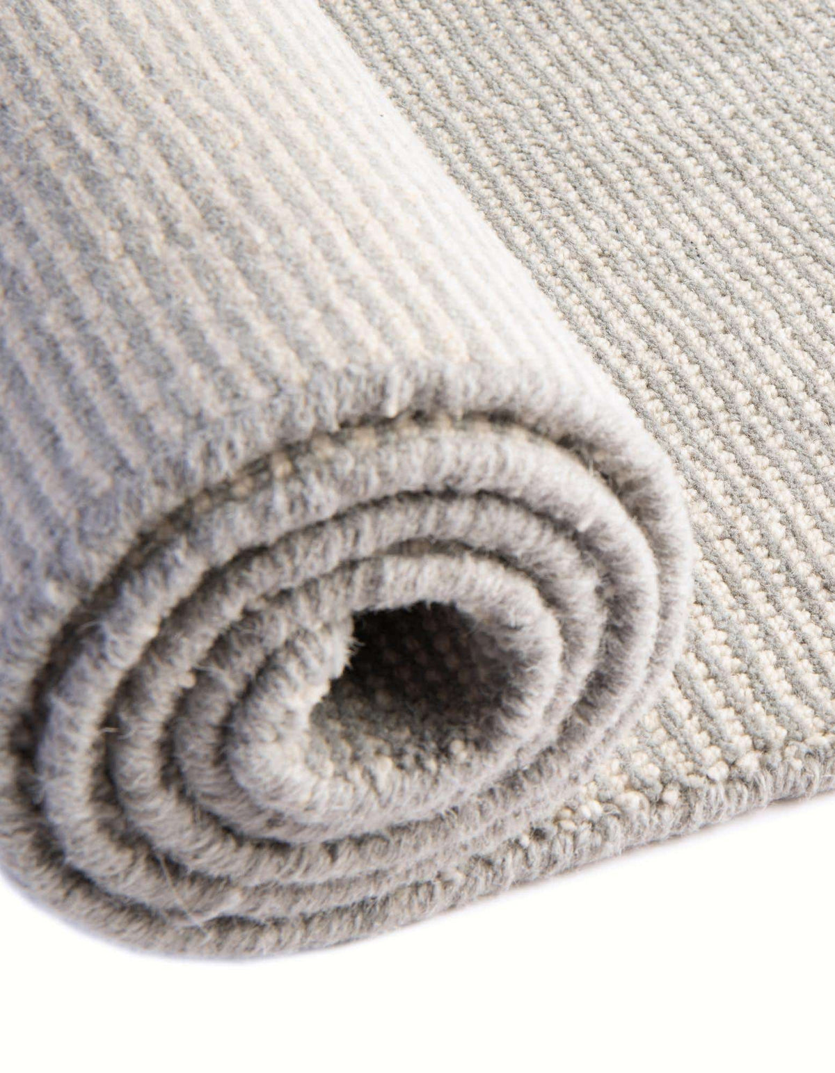 Quadratisch Handgeflochten Teppich Jill Zarin English Manor in Graues Herrenhaus von Hadorn™ - Lifestyle Image