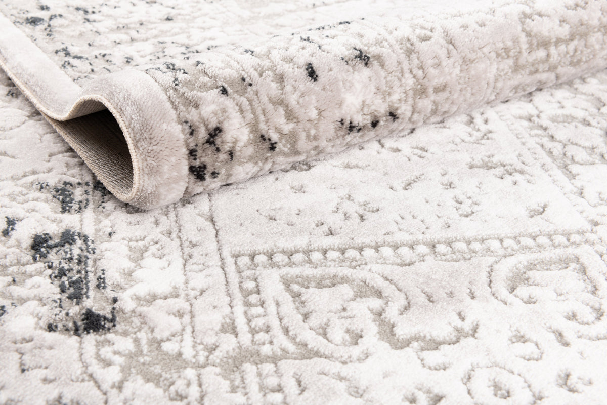 Rechteck Teppich Davos Elegance in Grau von Hadorn™ - Lifestyle Image