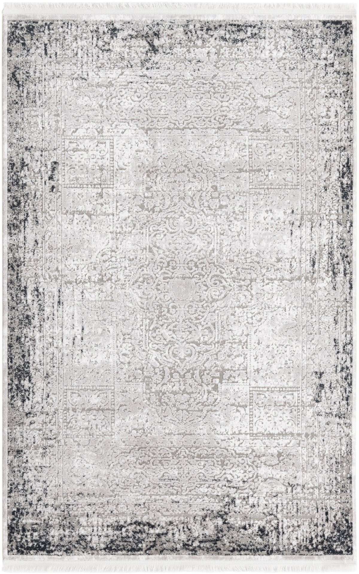 Rechteck Teppich Davos Elegance in Grau von Hadorn™ - Lifestyle Image