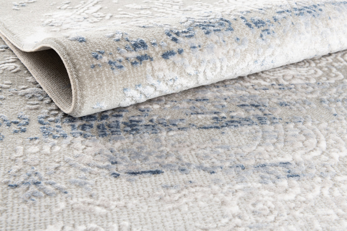 Rechteck Teppich Davos Charme in Blau von Hadorn™ - Lifestyle Image