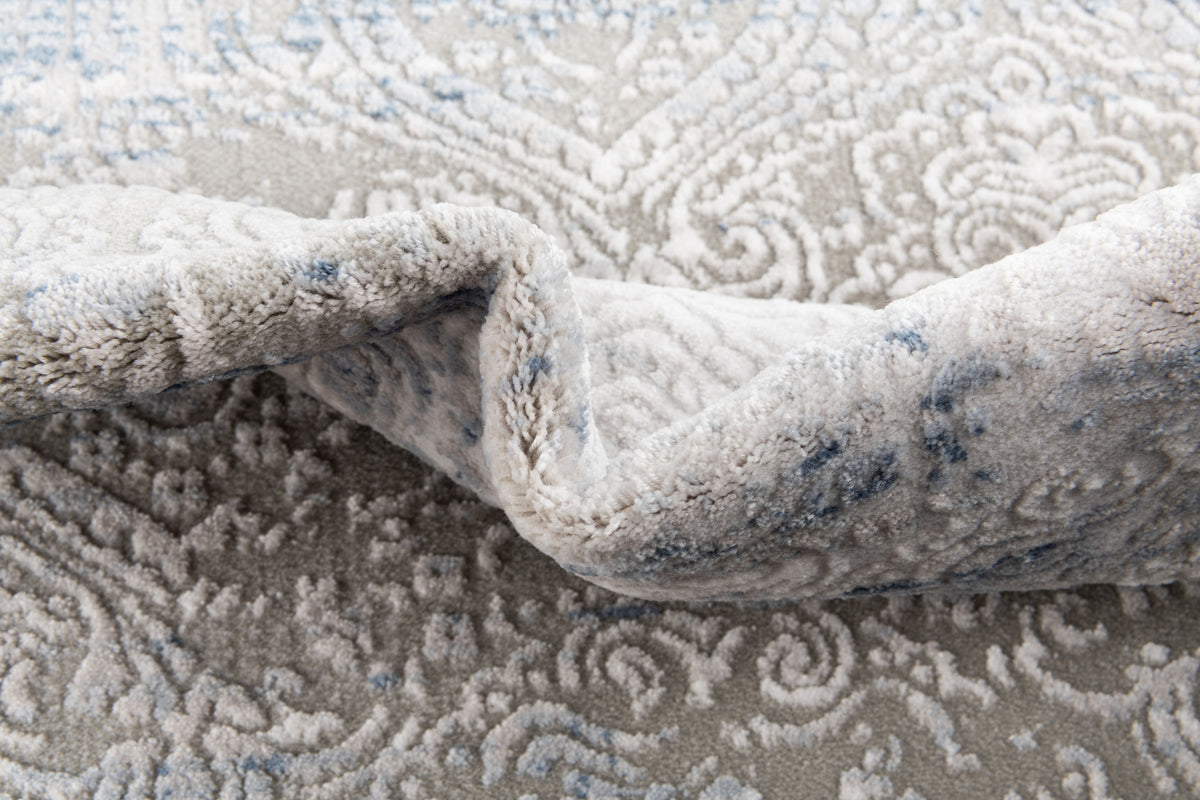 Rechteck Teppich Davos Charme in Blau von Hadorn™ - Lifestyle Image