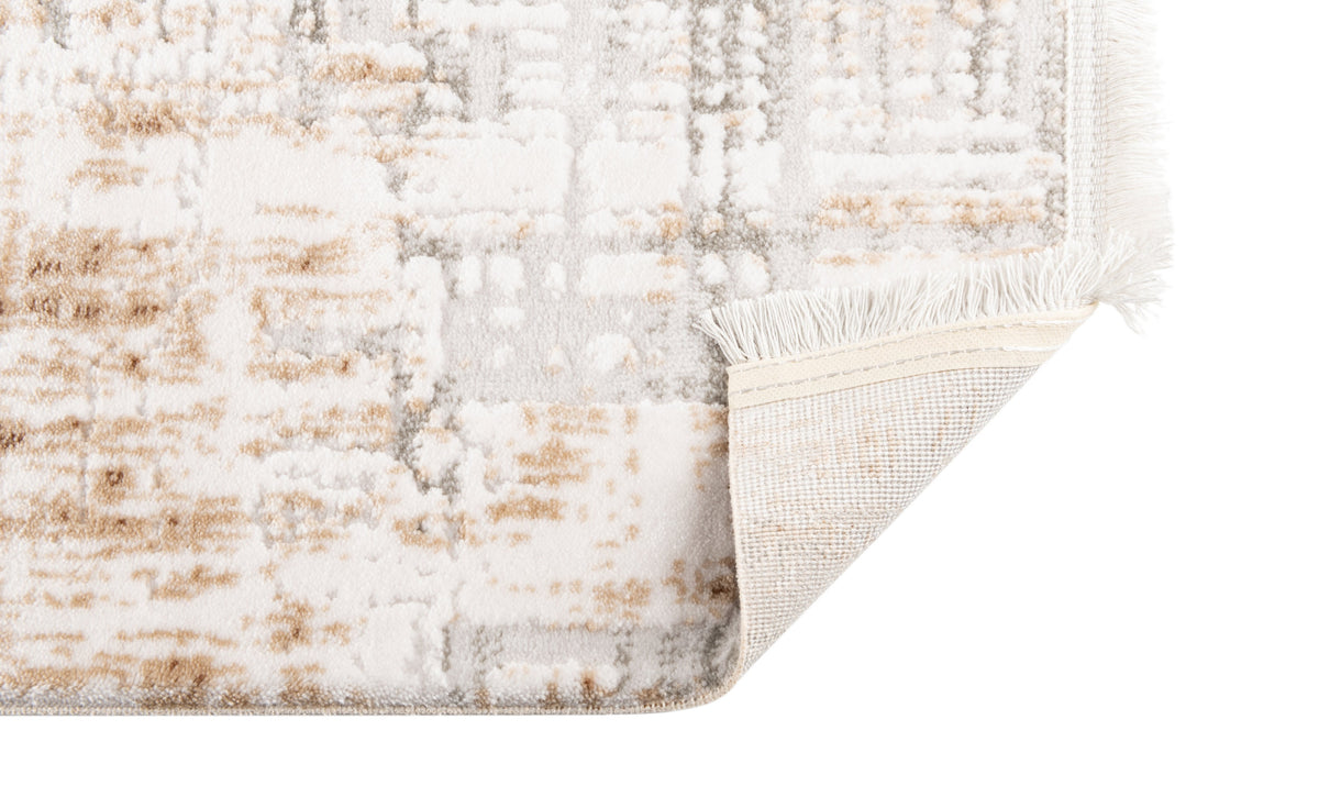 Quadratisch Teppich Davos Miracle in Beige von Hadorn™ - Lifestyle Image