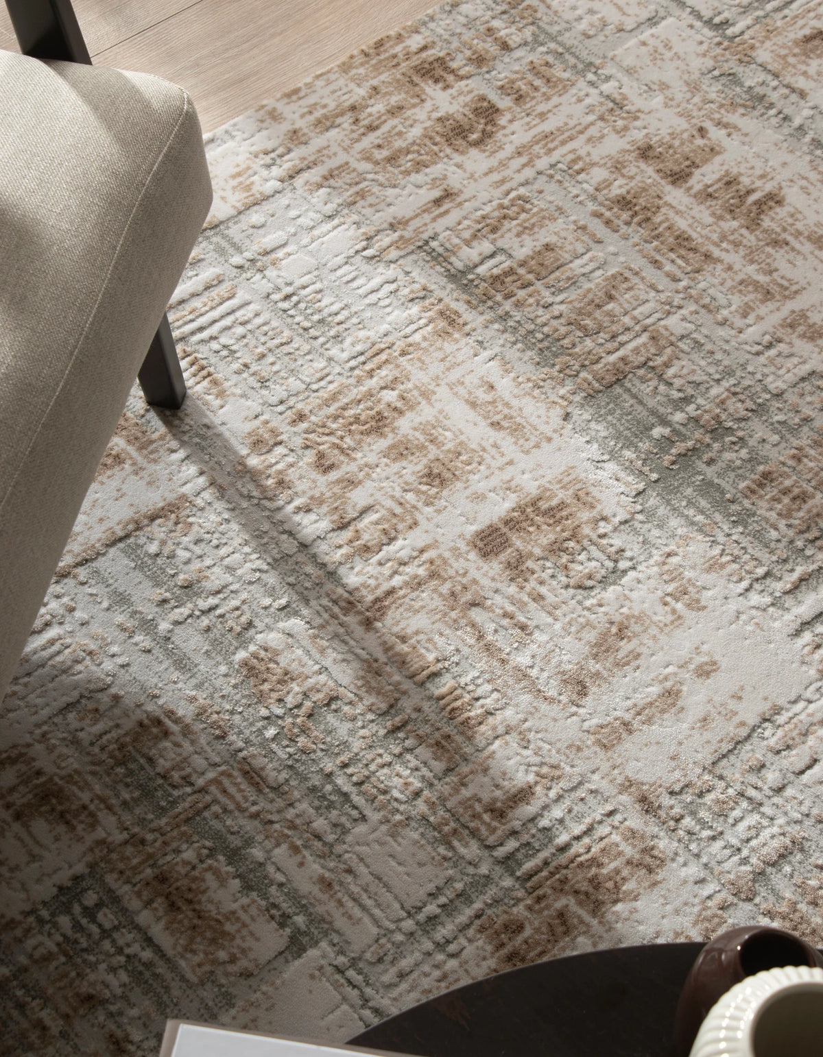 Rechteck Teppich Davos Miracle in Beige von Hadorn™ - Lifestyle Image