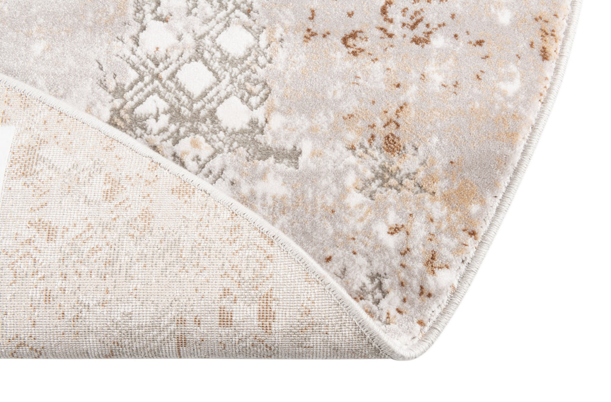 Rund Teppich Davos Magic in Beige von Hadorn™ - Lifestyle Image