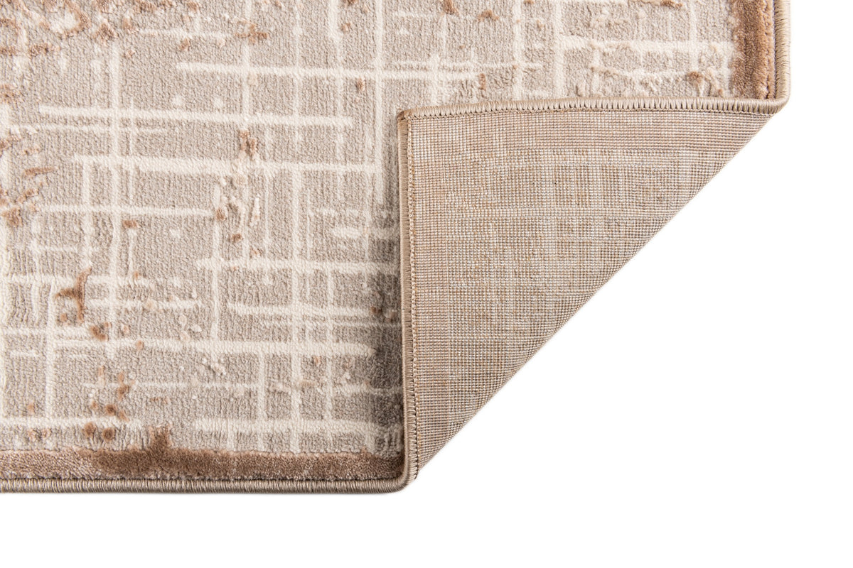 Rechteck Teppich Bern Shimmer in Beige von Hadorn™ - Lifestyle Image