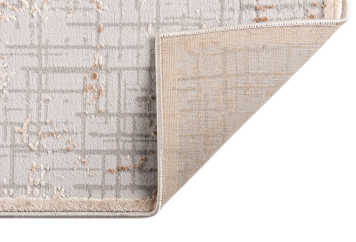 Rechteck Teppich Bern Shimmer in Grau von Hadorn™ - Lifestyle Image