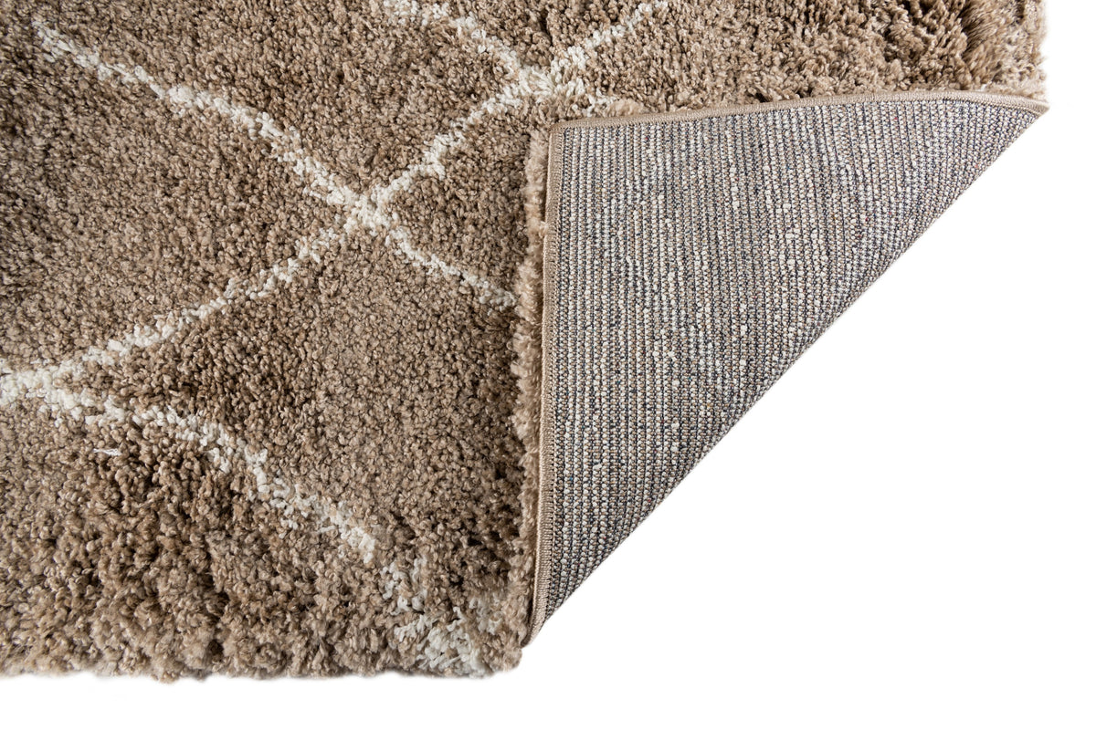 Rechteck Teppich Lachen Fence in Khaki von Hadorn™ - Lifestyle Image