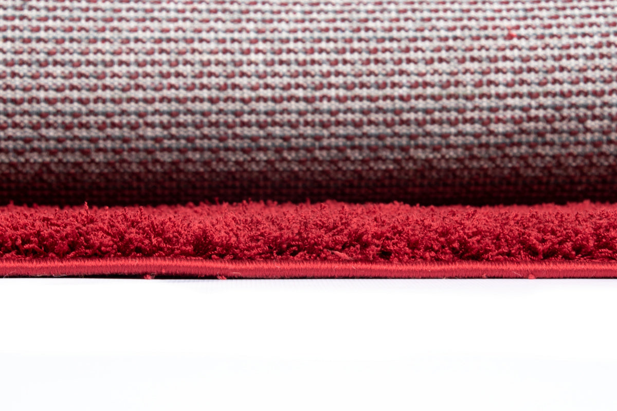 Quadratisch Teppich Luzern in Rot von Hadorn™ - Lifestyle Image