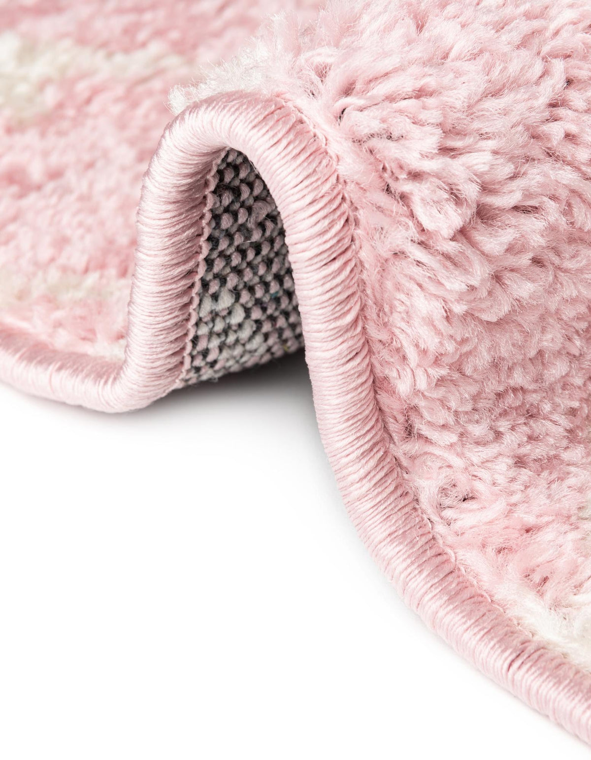 Quadratisch Teppich Moroccan Trellis in Rosa von Hadorn™ - Lifestyle Image