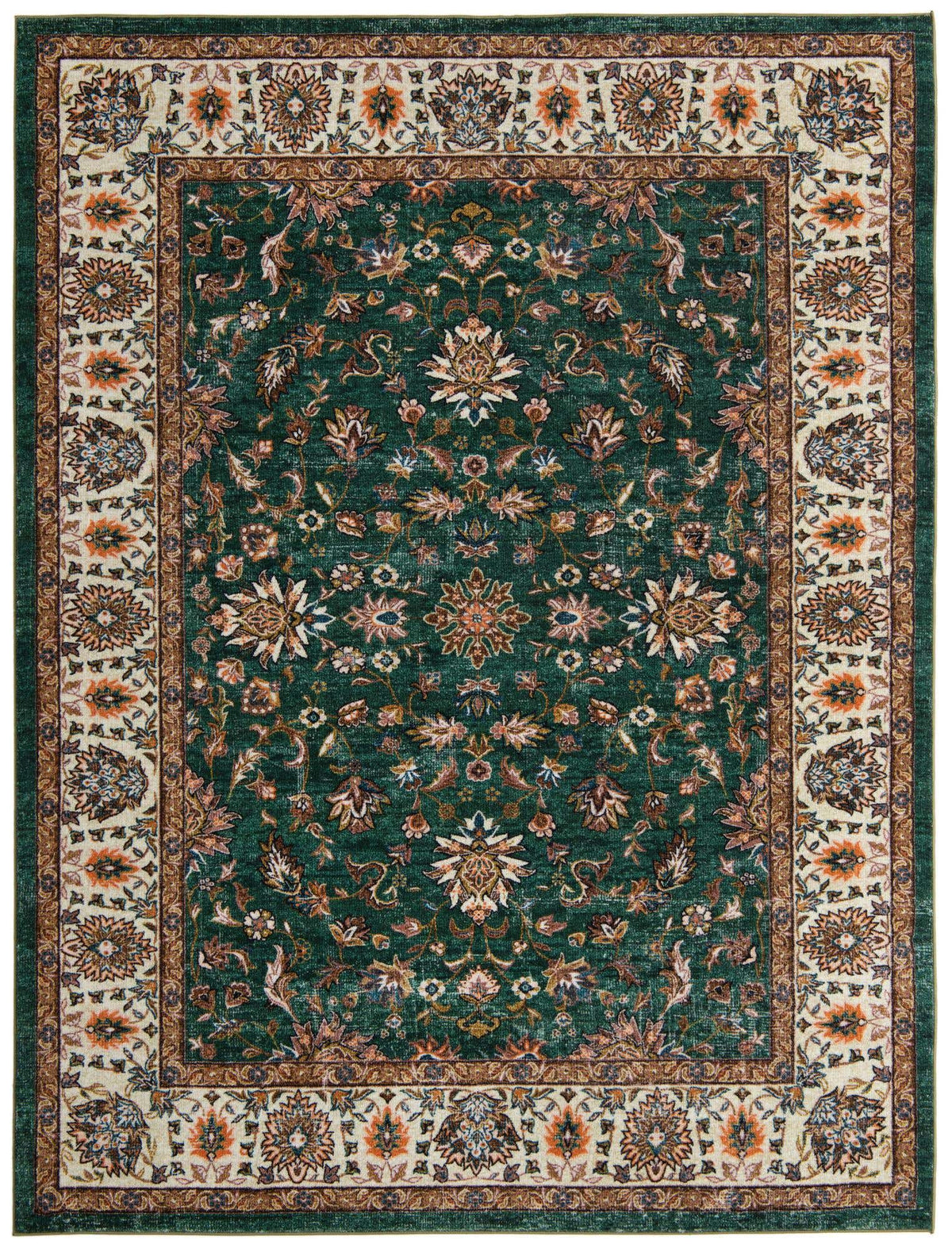 Rechteck Teppich Medina in Emerald Grün von Hadorn™ - Lifestyle Image