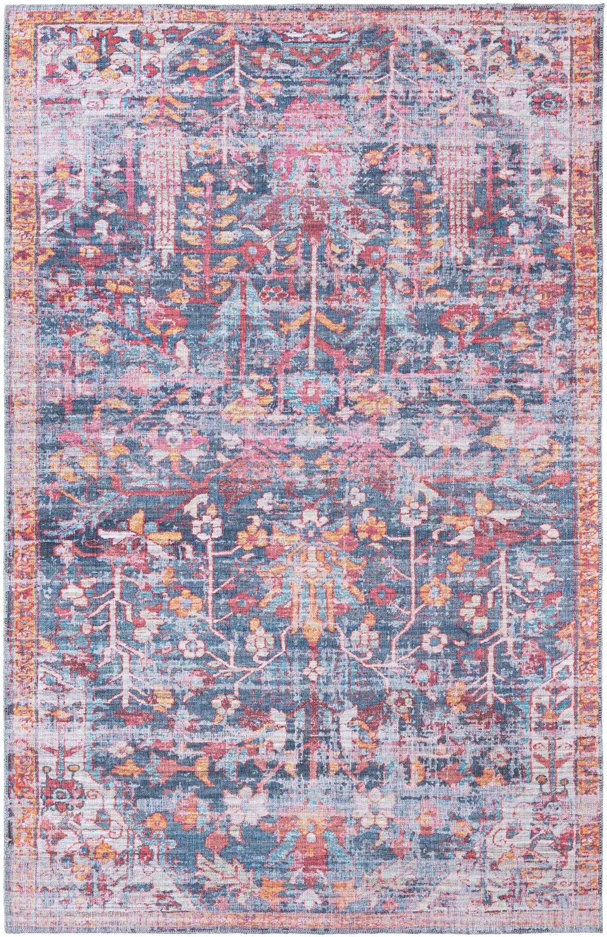 Rechteck Teppich Maahru in Marineblau von Hadorn™ - Lifestyle Image