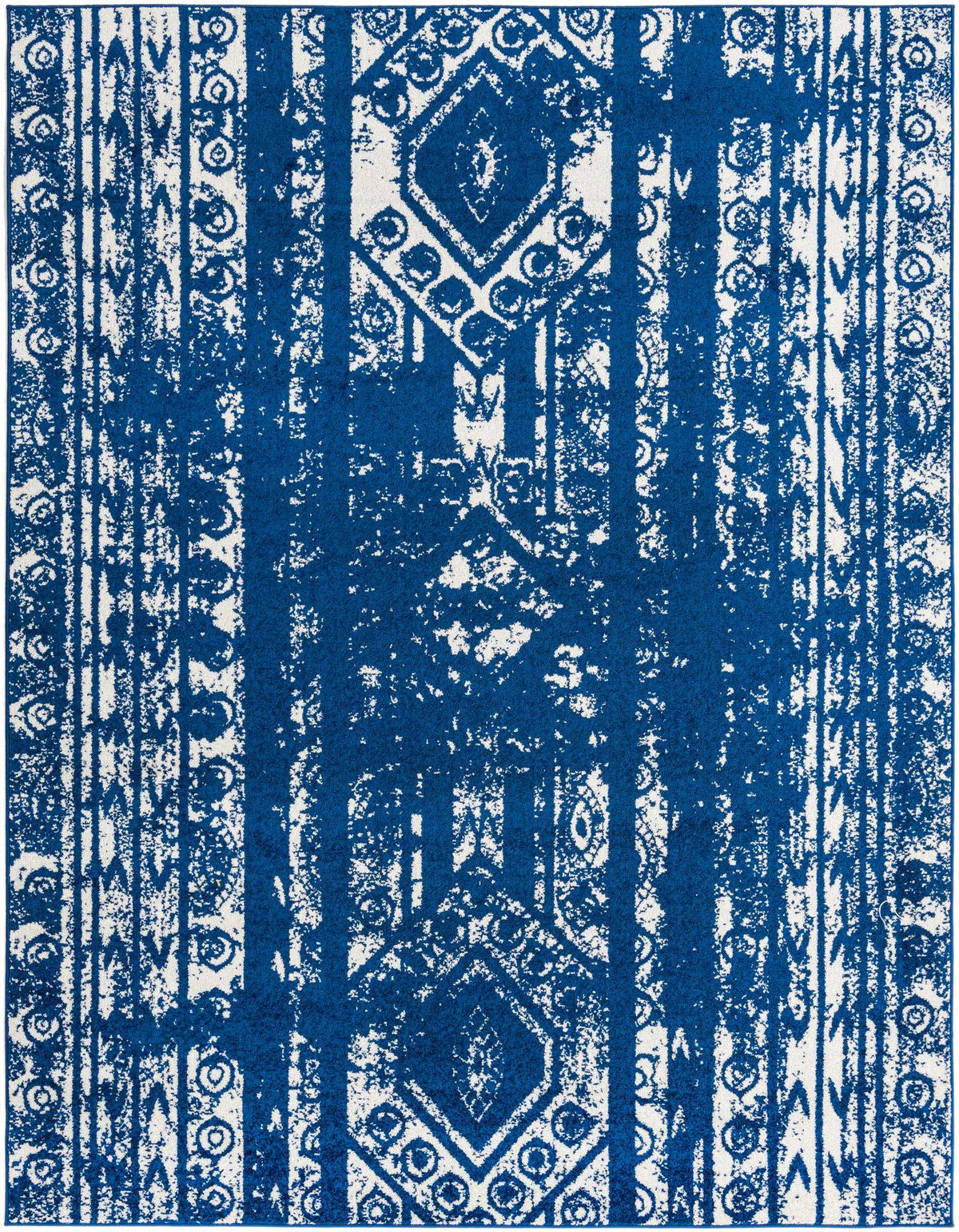 Rechteck Teppich Lennon in Marineblau von Hadorn™ - Lifestyle Image