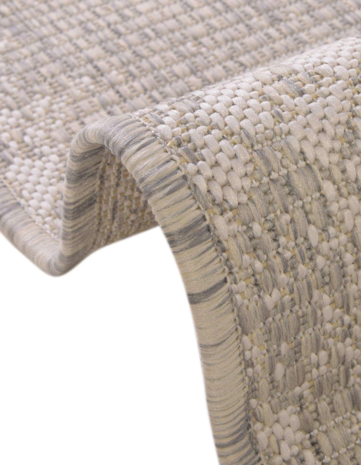 Rund Outdoor Teppich Outdoor Bohemian in Grau von Hadorn™ - Lifestyle Image