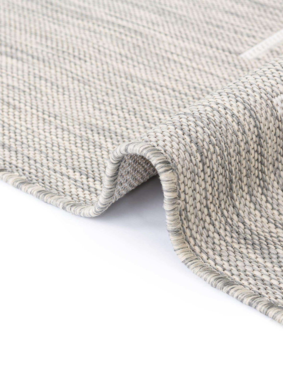 Rechteck Outdoor Teppich Tulum Outdoor in Grau von Hadorn™ - Lifestyle Image