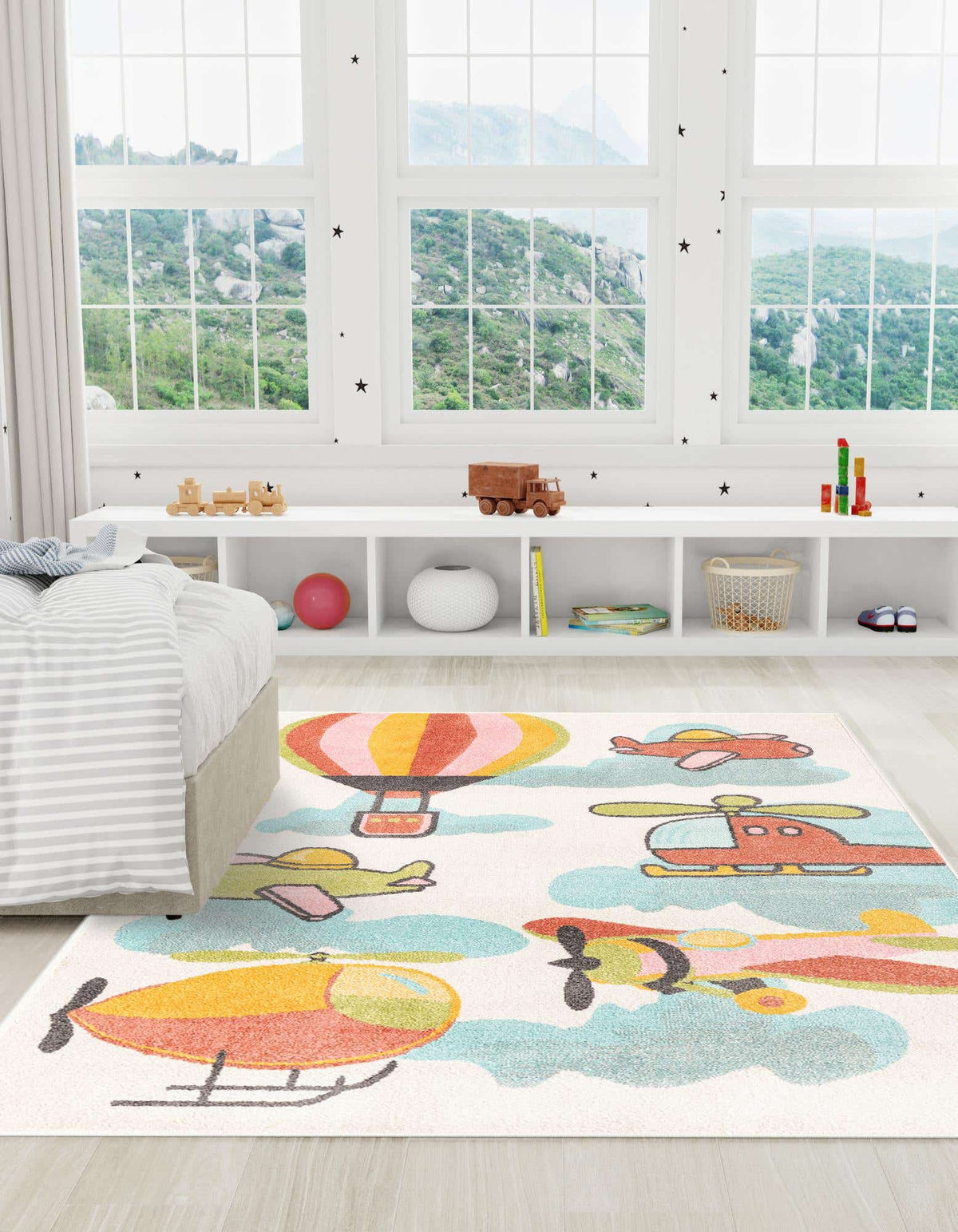 Rechteck Teppich Whimsy Kids in Mehrfarbig von Hadorn™ - Lifestyle Image
