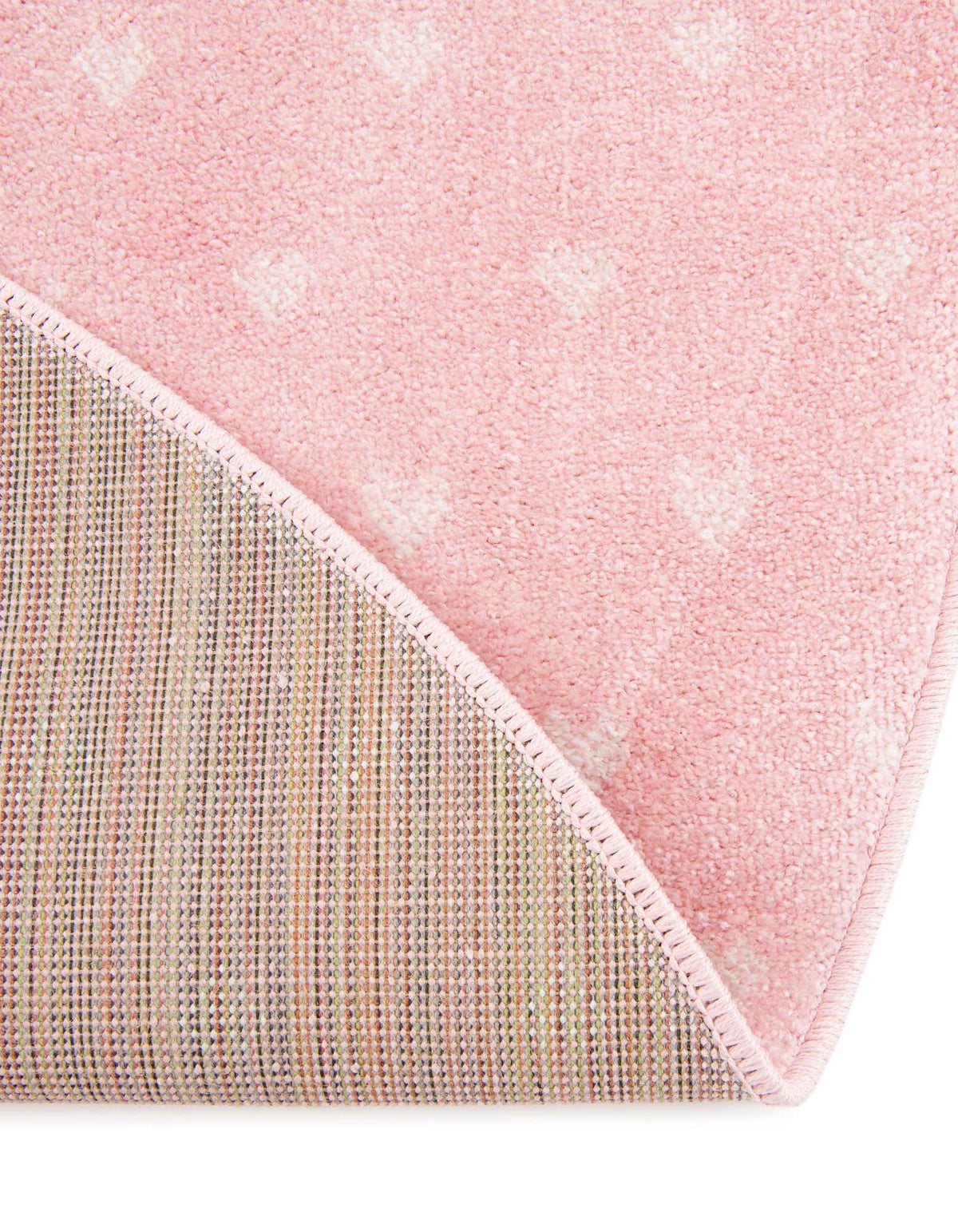 Rund Teppich Whimsy Kids in Rosa von Hadorn™ - Lifestyle Image