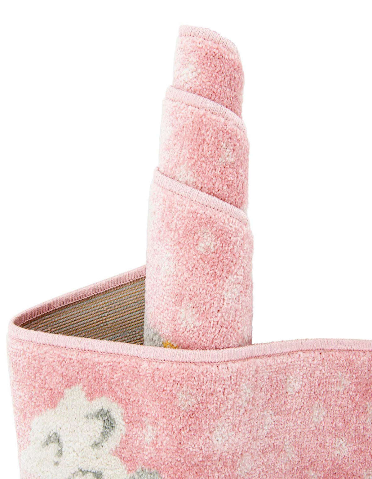 Rund Teppich Whimsy Kids in Rosa von Hadorn™ - Lifestyle Image