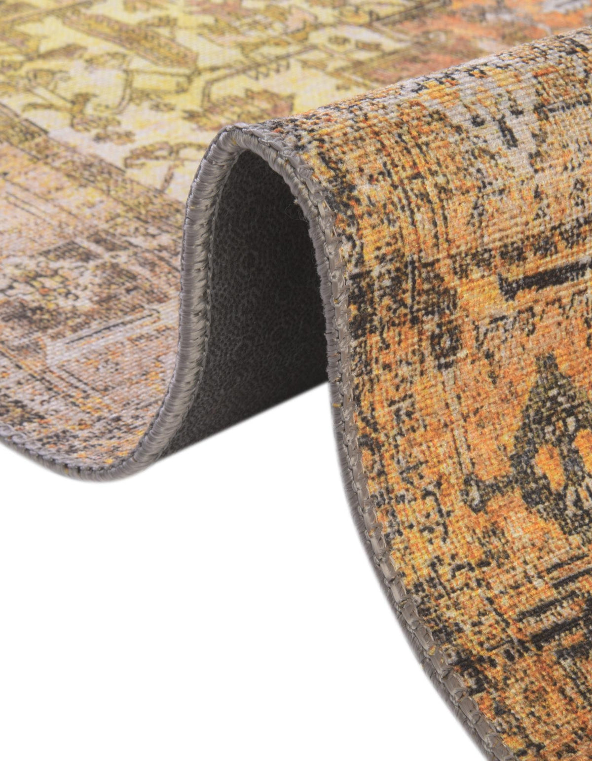 Quadratisch Teppich Timeless in Gelb von Hadorn™ - Lifestyle Image