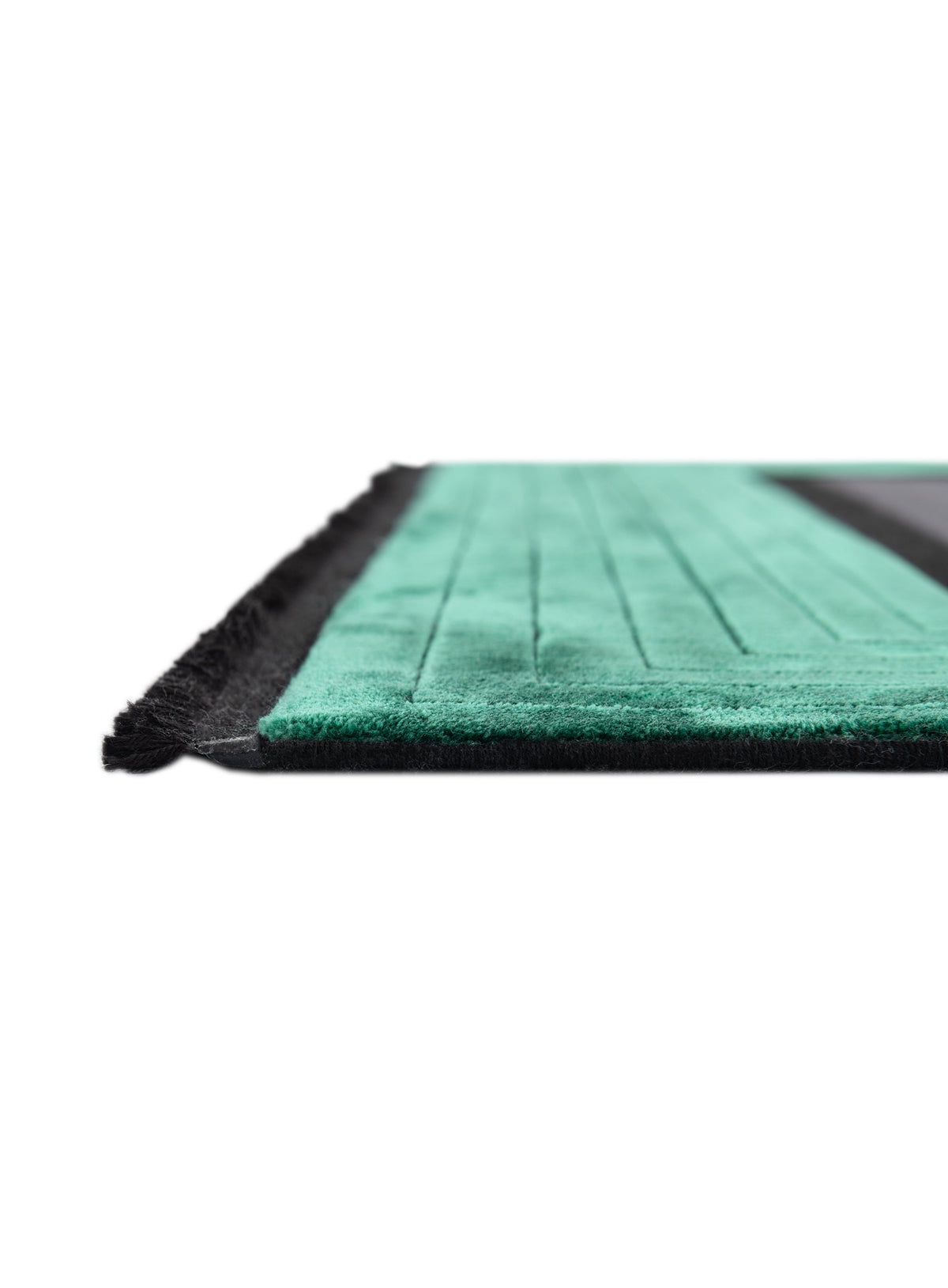 Rechteck Luxus Teppich Laax in Schwarz von Hadorn™ - Lifestyle Image
