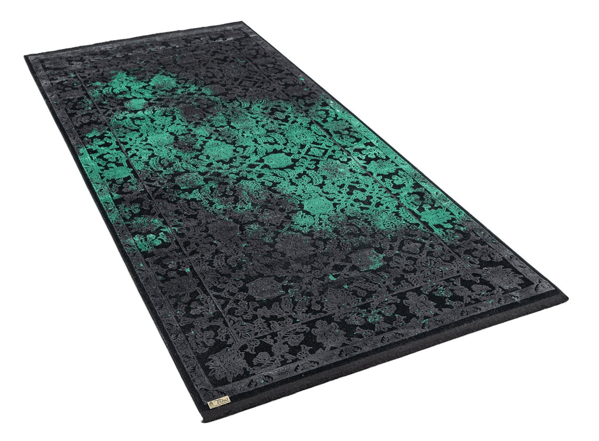 Läufer Luxus Teppich Laax in Schwarz von Hadorn™ - Lifestyle Image