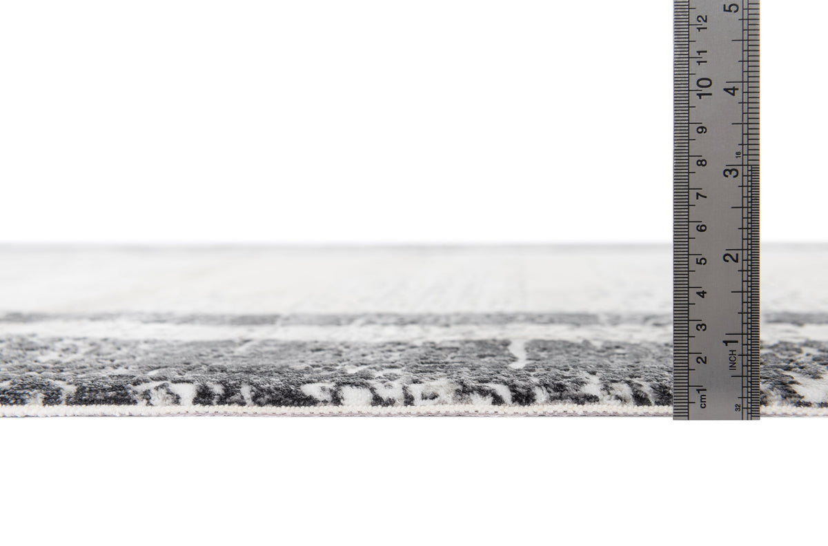 Rechteck Luxus Teppich Montreux in Grau von Hadorn™ - Lifestyle Image