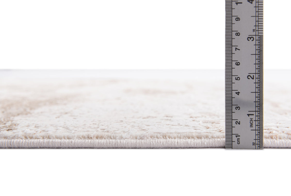 Rechteck Luxus Teppich Sion in Creme von Hadorn™ - Lifestyle Image