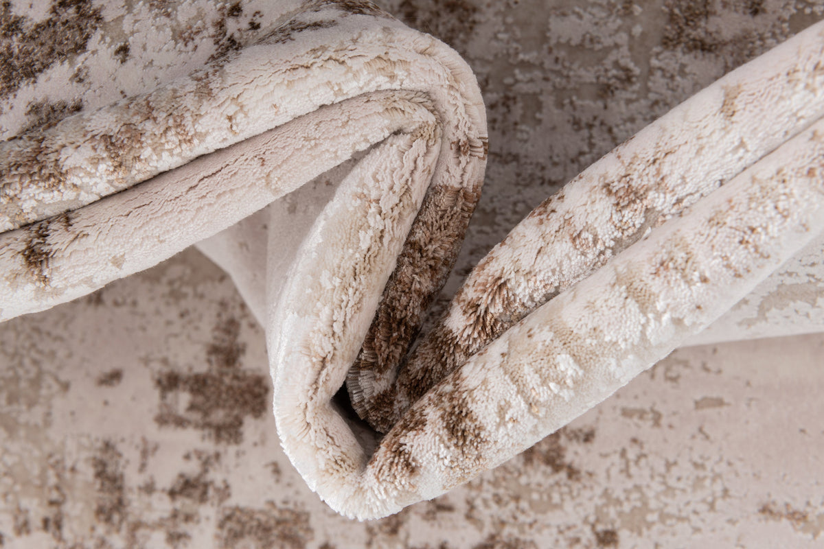 Rechteck Luxus Teppich Sion in Creme von Hadorn™ - Lifestyle Image