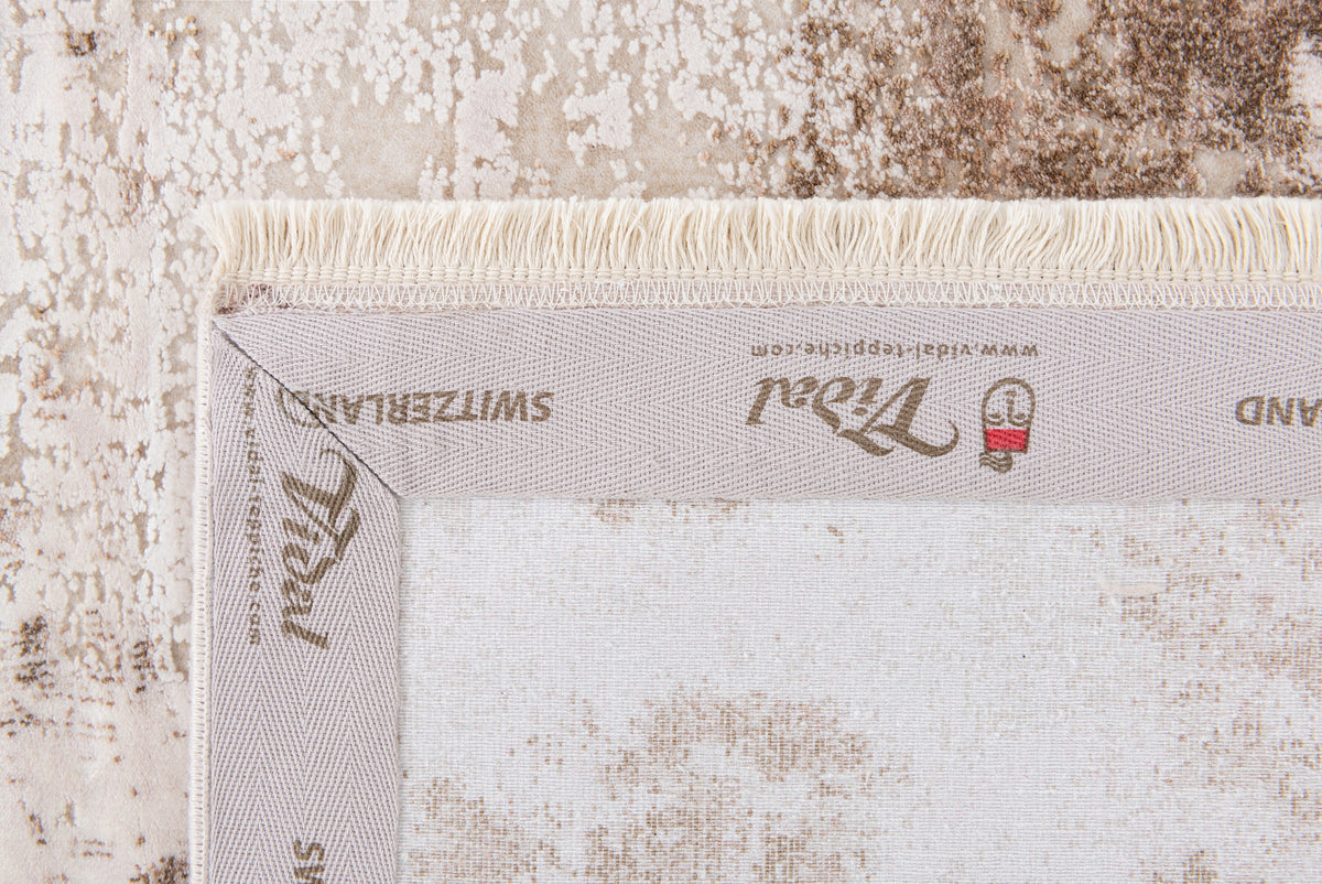 Rechteck Luxus Teppich Sion in Creme von Hadorn™ - Lifestyle Image