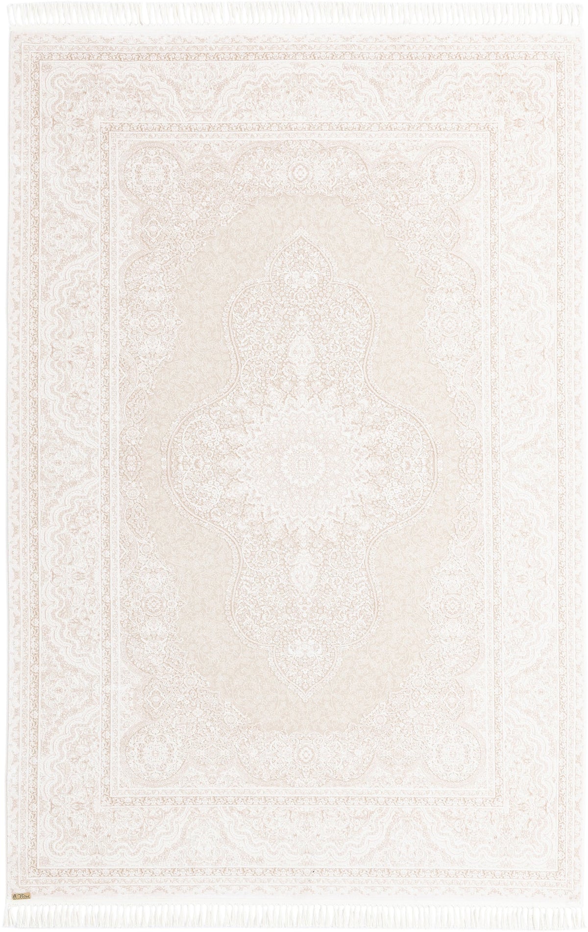 Rechteck Luxus Teppich Sion in Creme von Hadorn™ - Lifestyle Image