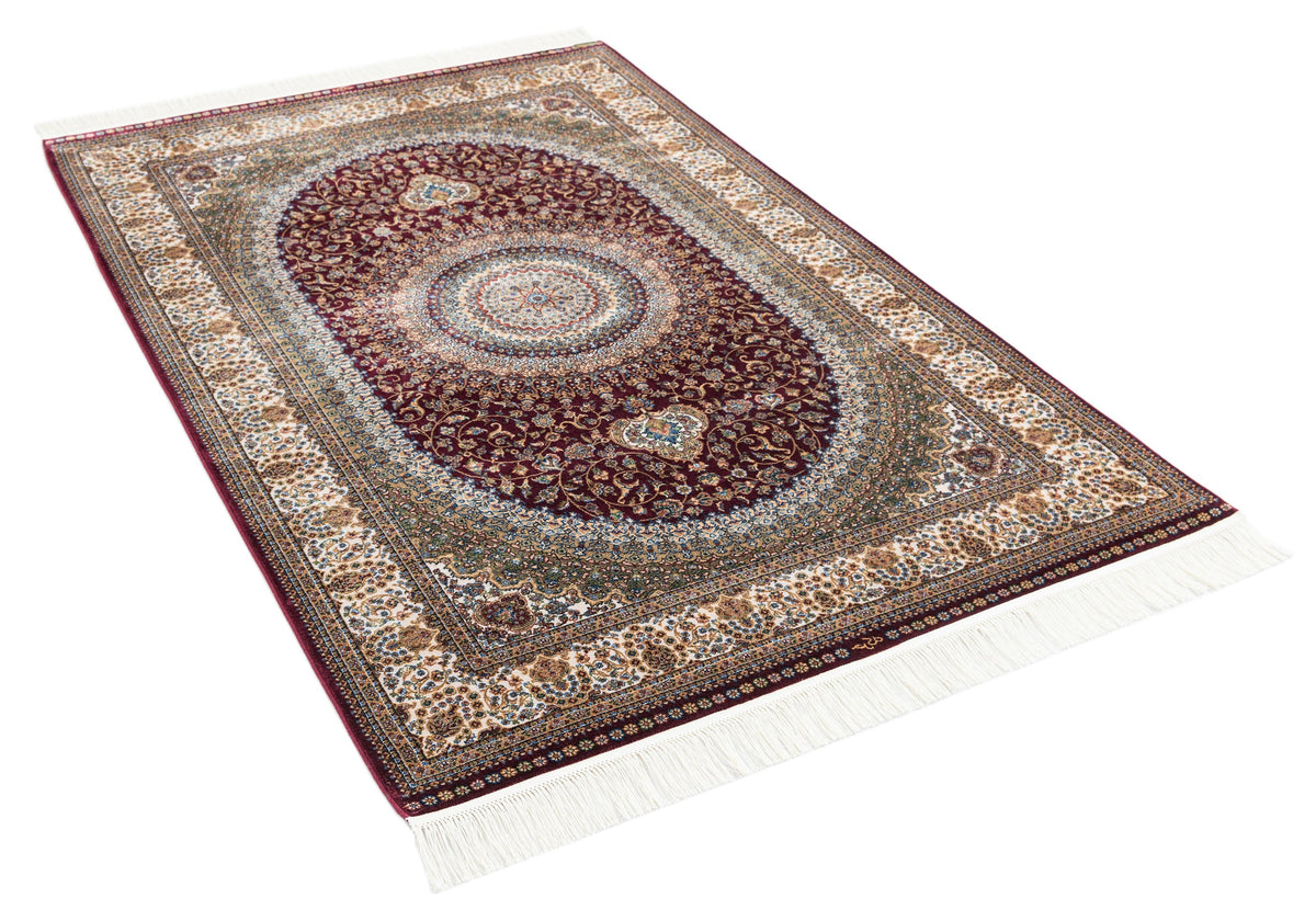 Rechteck Luxus Teppich Glarus in Beige von Hadorn™ - Lifestyle Image