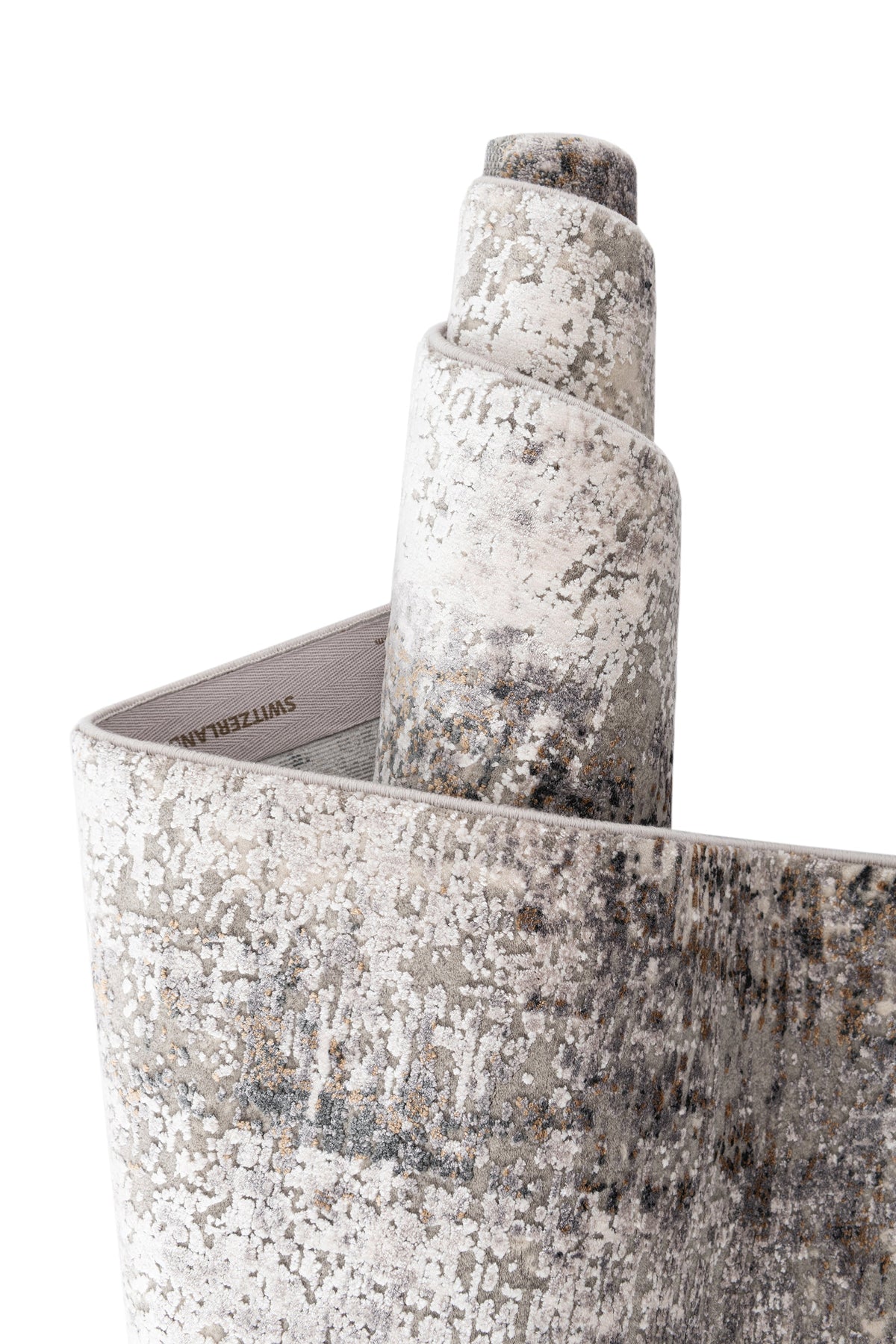 Rechteck Luxus Teppich Basel in Grau von Hadorn™ - Lifestyle Image