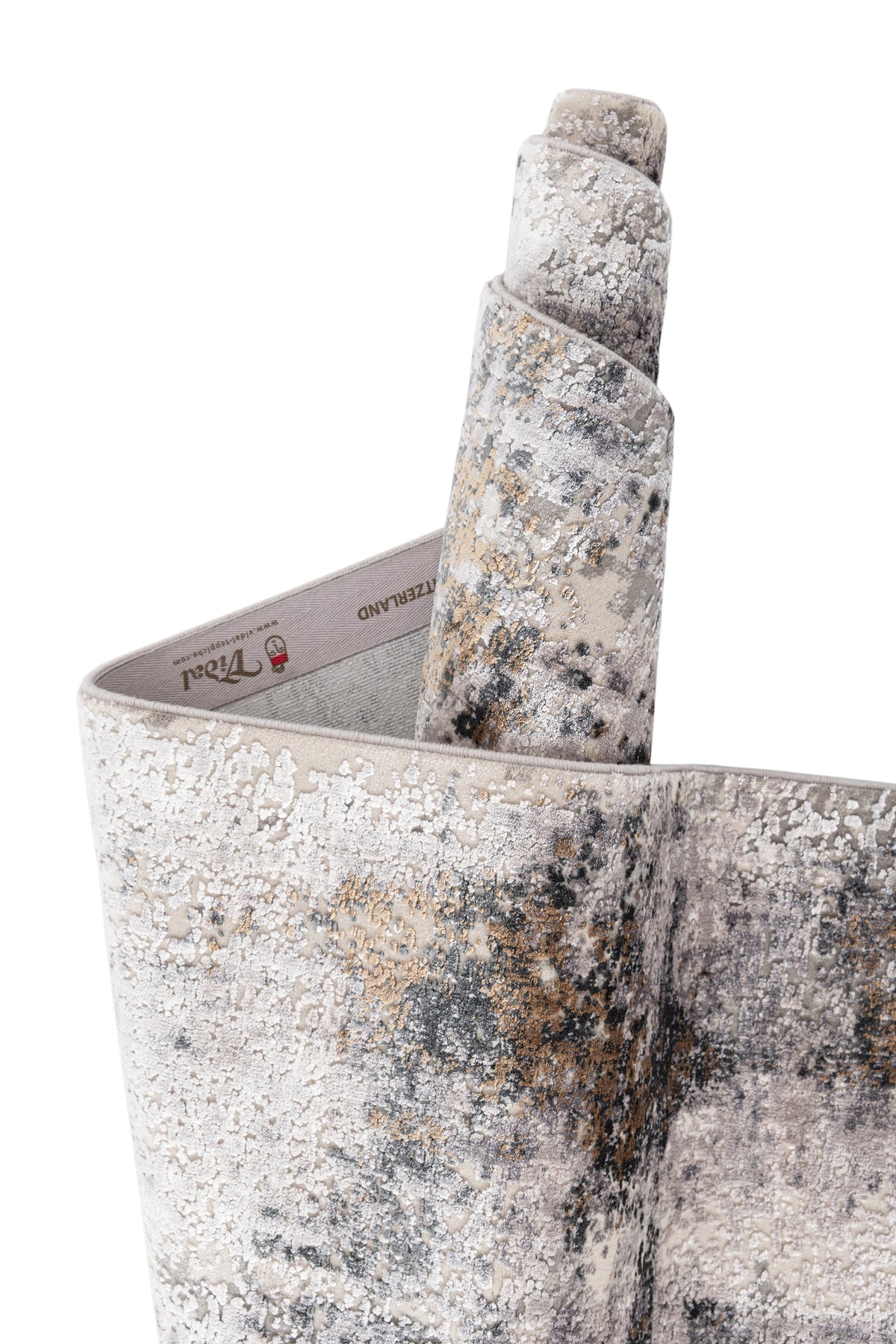 Läufer Luxus Teppich Basel in Grau von Hadorn™ - Lifestyle Image
