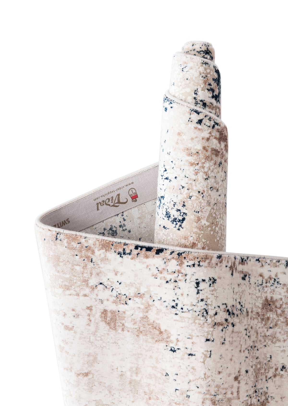 Rechteck Luxus Teppich Sion in Creme von Hadorn™ - Lifestyle Image