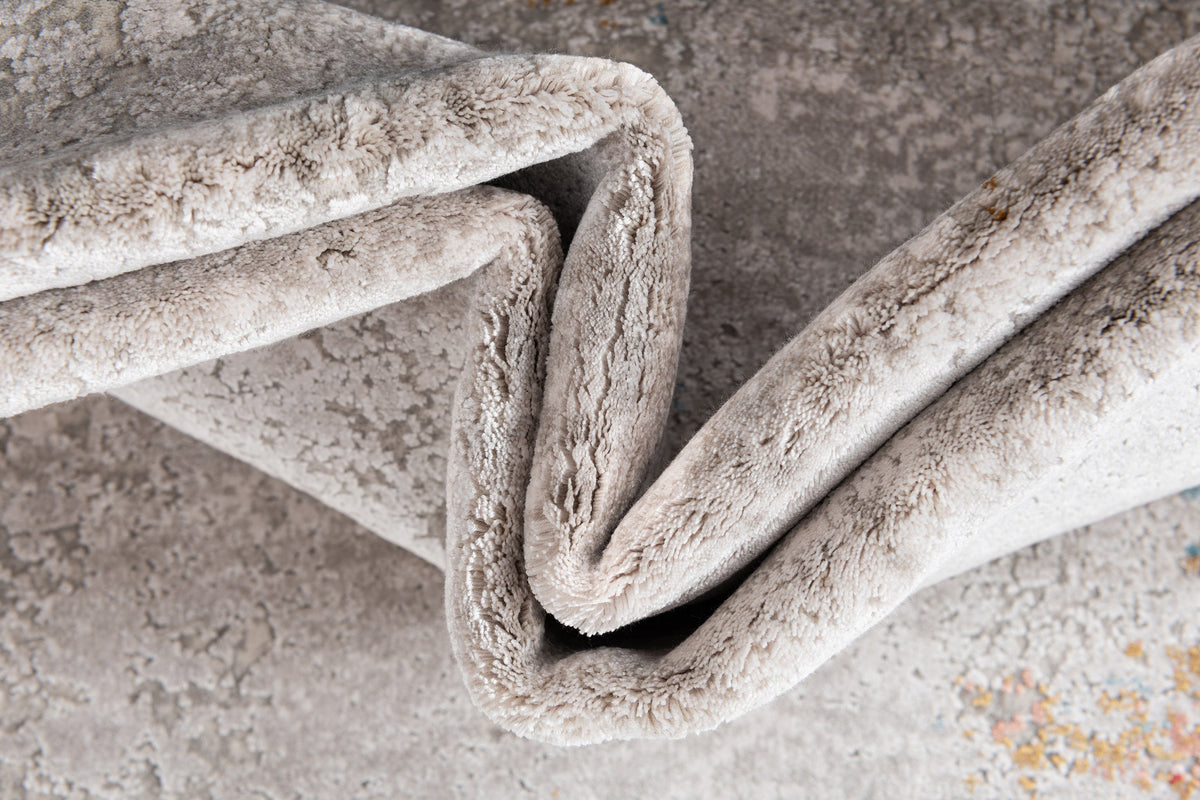 Rechteck Luxus Teppich Basel in Grau von Hadorn™ - Lifestyle Image