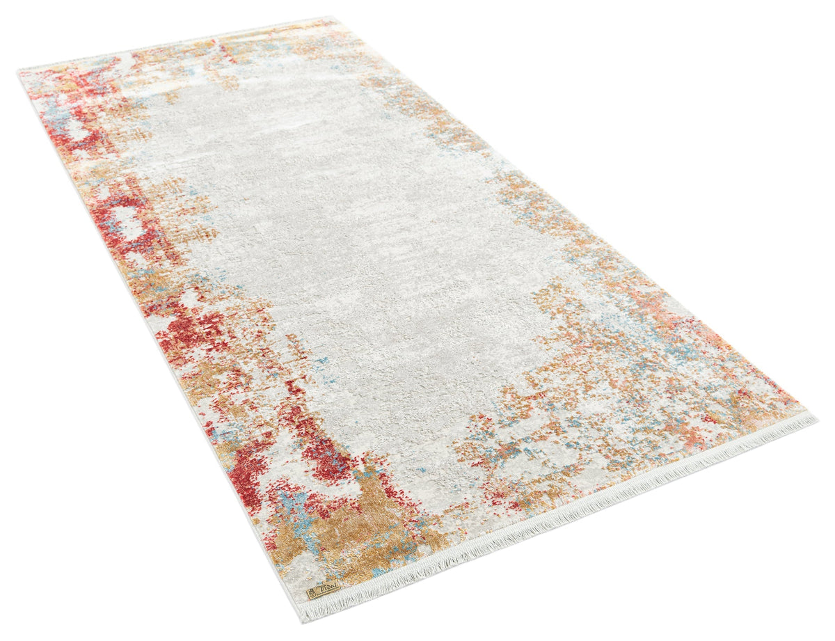 Rechteck Luxus Teppich Basel in Grau von Hadorn™ - Lifestyle Image
